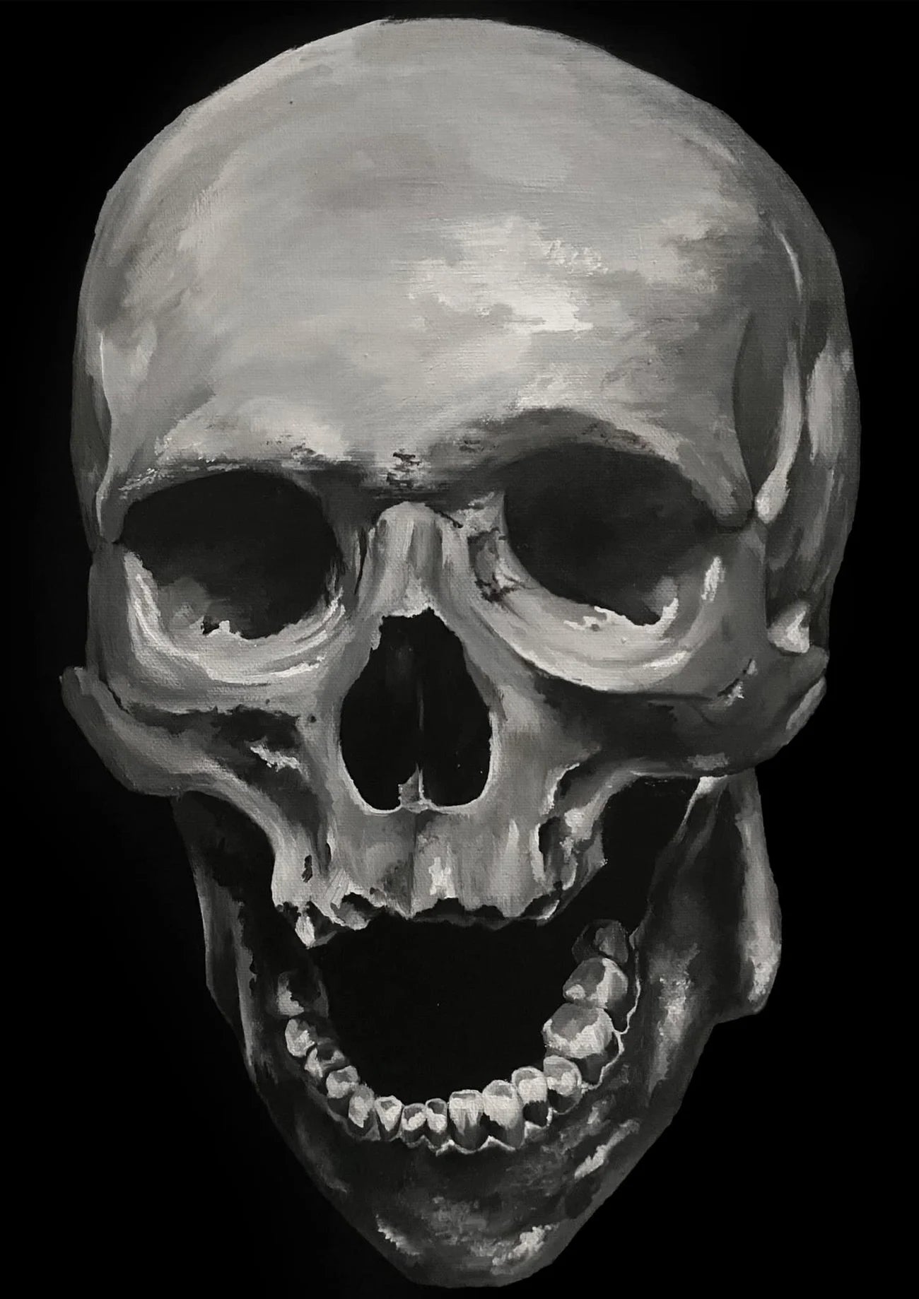Noir Skull - A3 & A4 Print (Lauren Roberts)