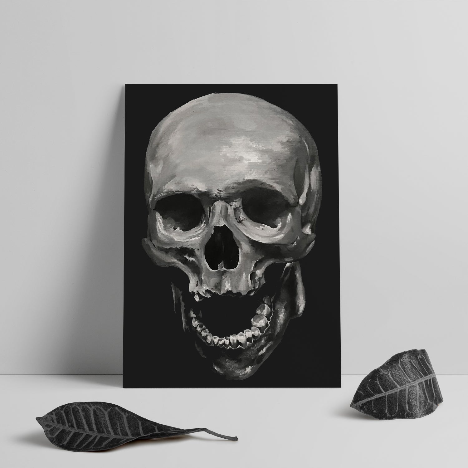 Noir Skull - A3 & A4 Print (Lauren Roberts)